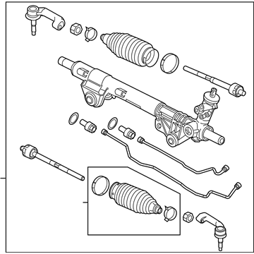 Ford BL3Z-3504-D Gear Assembly - Steering