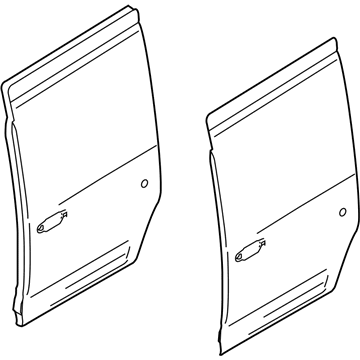 Ford 9T1Z-6124622-A Door Assembly - Sliding