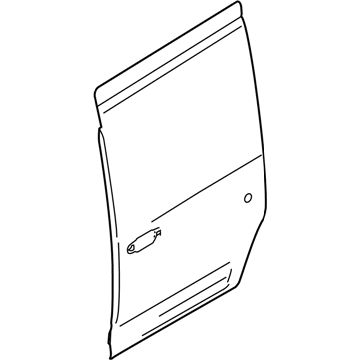Ford 2T1Z-6124700-C Panel Assembly - Door - Outer