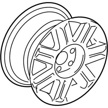 Ford 4W6Z-1007-AA Wheel Assembly