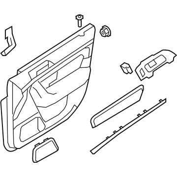Ford 8A5Z-5423942-BB Panel Assembly - Door Trim