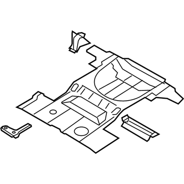 Ford 7T4Z-7811215-A Pan Assembly - Floor