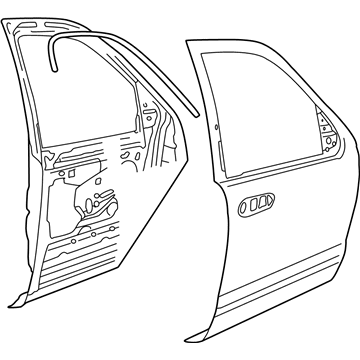 Ford 7L2Z-7820125-A Door Assembly - Front