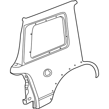 Ford 6L2Z-7827840-A Panel - Quarter - Outer