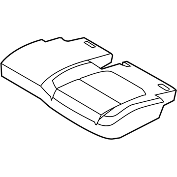 Ford DB5Z-7863805-AA Rear Seat Cushion Cover Assembly