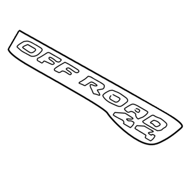 Ford 1L3Z-8425622-AAG Name Plate