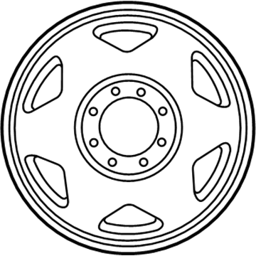 Ford 2C3Z-1007-CA Wheel Assembly