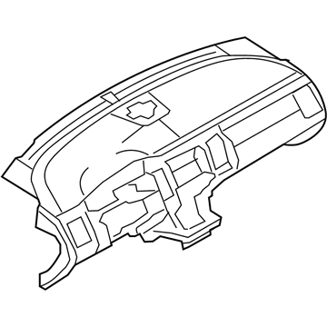 Ford 8A8Z-7404320-CA Panel - Instrument