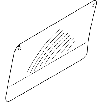 Ford AT1Z-6125712-A Window Assembly - Side