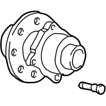 Ford 7C3Z-1104-E Hub And Bearing Assembly