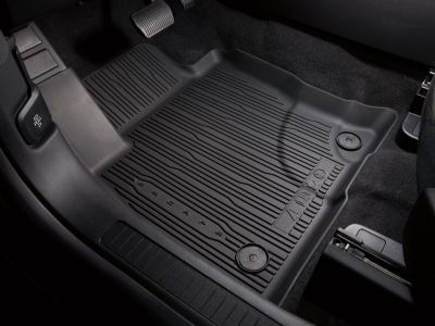 Ford Black Floor Liners 4pc Set for Gas Engines LJ6Z-7813300-AB