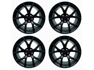 Ford Mustang Hp Performance Pack 19" X 10.5" & 19" X 11" Wheel Kit With Tpms Kit - Matte Black M100-7KDC19X-MB