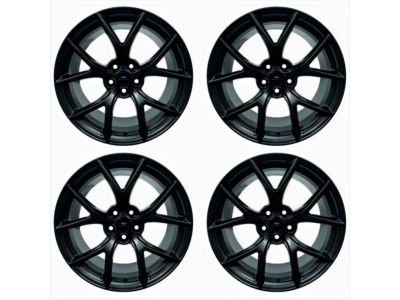 Ford Mustang Hp Performance Pack 19" X 10.5" & 19" X 11" Wheel Kit With Tpms Kit - Matte Black M100-7KDC19X-MB