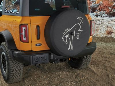 Ford Abstract Bronco, Oxford White Ink Spare 32inch Tire Cover M2DZ9-945026-A