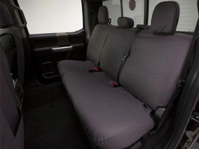 Ford Folding Rear Seat Covers W/ Armrest 60/40 In Charcoal VKC3Z-266381-2F