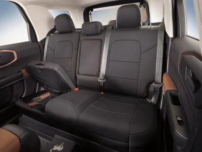 Ford Neoprene Rear Seat Covers W/ Under Seat Storage In Black VM1PZ-186381-2D
