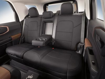 Ford Neoprene Rear Seat Covers W/ Armrest In Black VM1PZ-186381-2E