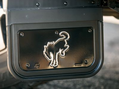 Ford W/Rock Rails Gatorback Bucking Bronco Logo Splash Guards Front Pair VM2DZ-16A550-C