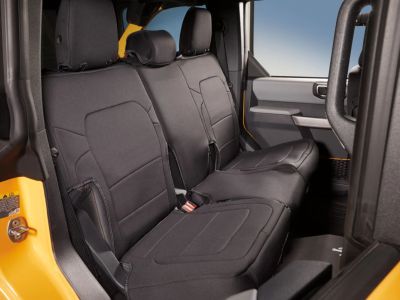 Ford Coverking Neoprene Rear Seat Covers W/O Armrest In Black VM2DZ-186381-2D