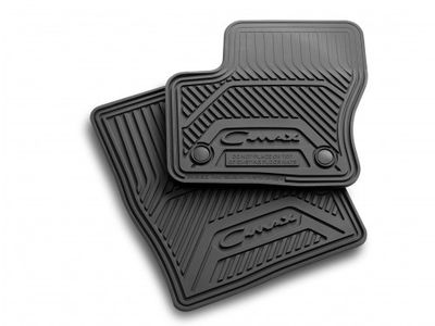 Ford Floor Mats - All Weather Thermoplastic Rubber, Black, 4 - Piece Set DM5Z-5813300-AA