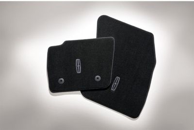 Ford Floor Mats - Carpeted, Dk. Coffee, 4 Piece Set, With Vehicle Logo DP5Z-5413300-BA