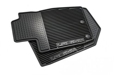 Ford Floor Mats - All Weather Thermoplastic Rubber , Black, 4 Piece Set DS7Z-5413300-JA