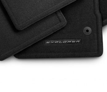 Ford Floor Mats - All - Weather Thermoplastic Rubber, Black 4 - Pc. Set FB5Z-7813300-BA