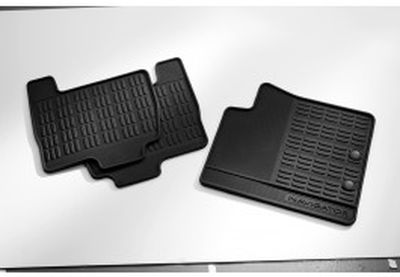 Ford Floor Mats - All - Weather Thermoplastic Rubber, Black 4 - Piece FL7Z-7813086-AA