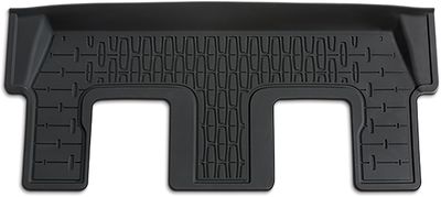 Ford Floor Mats - All - Weather, Black, For 3rd Row, With Console LC5Z-7813182-DA