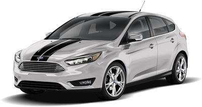 Ford Graphics Kit - Dual Over - the - Top Stripe, Matte Black VGM5Z-6320000-C