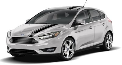 Ford Graphics Kit - Offset Over - the - Top Stripe, Matte Black VGM5Z-6320000-D