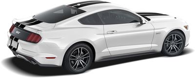 Ford Graphics Kit - 10 In. Wide Dual Over - The - Top Stripe, Matte Black VGR3Z-6320000-B