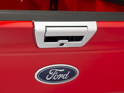 VHC3Z-1522404-C Ford Tailgate Latch Trim - Chrome, Electric With LED Product Photo 1 of 2