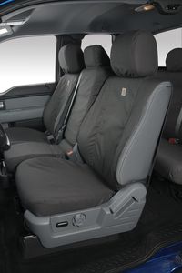 Ford Seat Covers by Covercraft - Rear Super Cab, 60/40 without Armrest, Carhartt Gravel VHC3Z-1863812-D