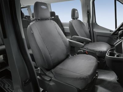 Ford Seat Covers by Covercraft - Rear Crew Cab, 60/40 without Armrest, Carhartt Gravel VHC3Z-2663812-F
