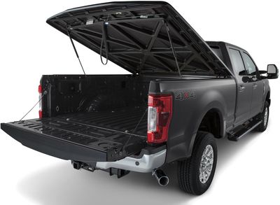 Ford Tonneau/Bed Cover - Painted Hard One - Piece by Undercover, Magnetic Metallic, For 6.75 Bed VHC3Z-99501A42-AE