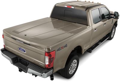 Ford Tonneau/Bed Cover - Painted Hard One - Piece by Undercover, White Gold Metallic, For 6.75 Bed VHC3Z-99501A42-AJ