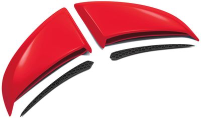 Ford Scoops - Side Quarter, Race Red VHR3Z-63279D36-AB