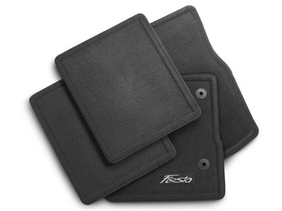 Ford Floor Mats - Carpeted, 4-Piece, Charcoal Black Front and Rear CA6Z-5413300-AB