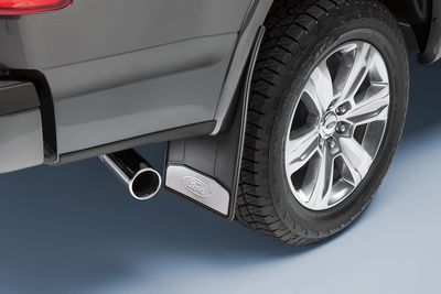 Ford Black Splash Guards with Stainless Steel Insert - SRW CL3Z-16A550-T