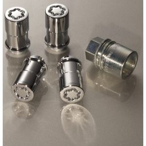 Ford Chrome Plated Wheel Locks for Exposed Lugs EK4Z-1A043-A