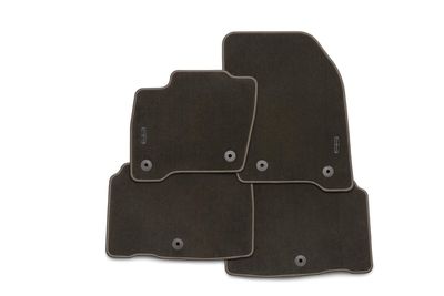 Ford Floor Mats - Carpeted, 4-Piece, Black, Front and Rear FA1Z-5813300-AD