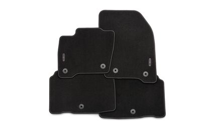 Ford Floor Mats - Carpeted, 4-Piece, Dk. Black, Front and Rear FA1Z-5813300-AE