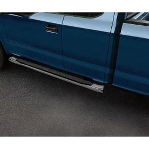 Ford Step Bars - 5 Inch, Chromed Aluminum, SuperCrew FL3Z-16450-CB