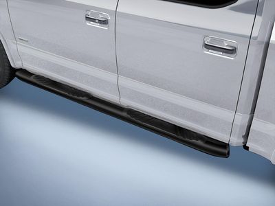 Ford Black Aluminum 5" Step Bars FL3Z-16450-FB