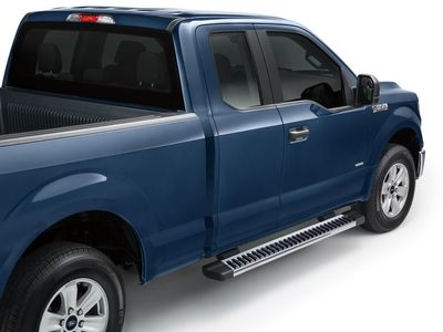 Ford Step Bars - 6 Inch Angular, Chrome, Super Cab FL3Z-16450-JB