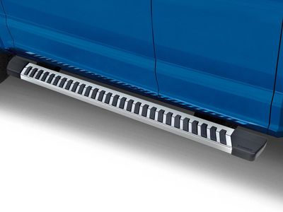 Ford Step Bars - 6 Inch Angular, Chrome, Super Cab FL3Z-16450-JB