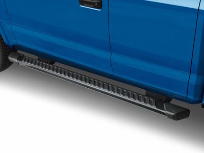 Ford Step Bars - 5 Inch Angular, Painted Magnetic, Super Cab FL3Z-16450-LC