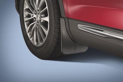 Ford Splash Guards - Molded, Front, Med. Dk. Platinum, With Lincoln Logo GA1Z-16A550-AA