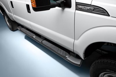 Ford Step Bars - 5 Inch Black, For Super Cab HC3Z-16450-GA